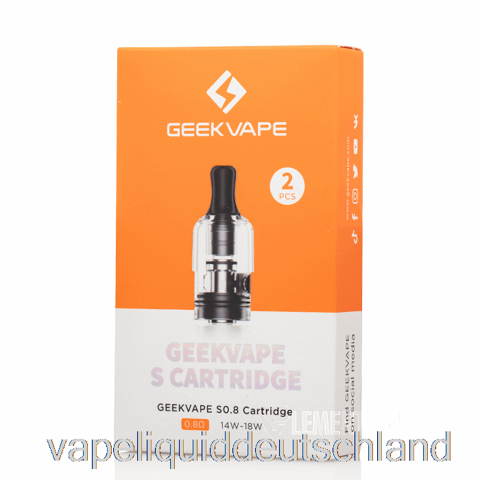 Geek Vape S Ersatzpods 0,8 Ohm S Pods Vape Liquid